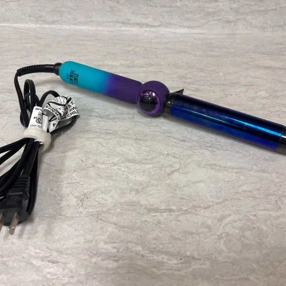Bed Head Rough Volume Digital Hair Curling Wand 1 1/4" BH379 Purple Teal - Picture 5 of 5